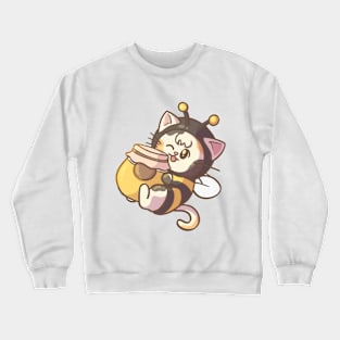 Bee Cat Crewneck Sweatshirt